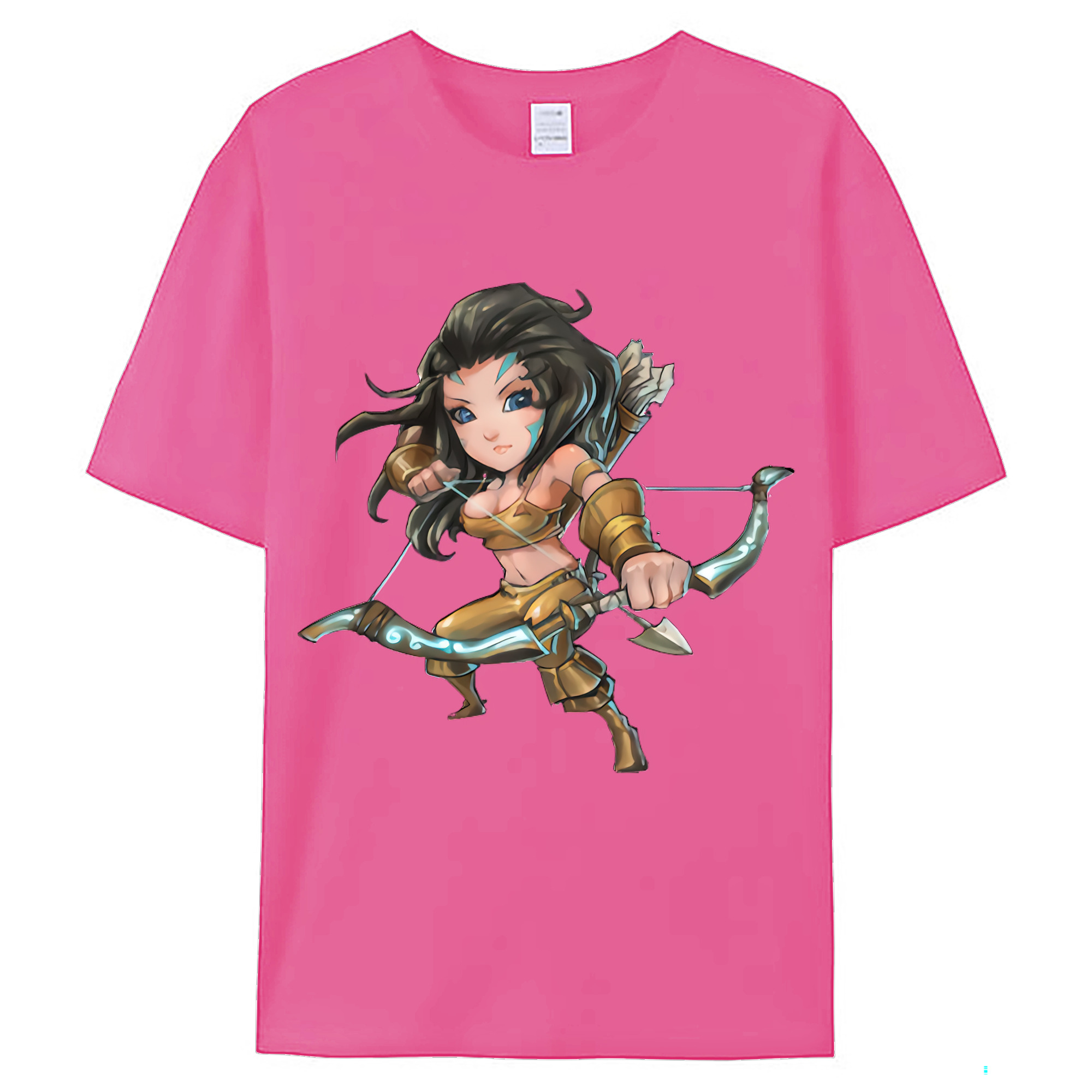 （画像用） リーグ・オブ・レジェンド League of Legends LOL レディースカジュアルプリントTシャツ（綿100％）